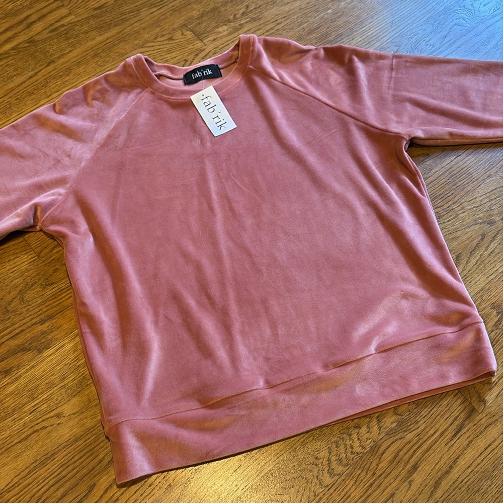 NWT L/S Velvet Top from Fabrik